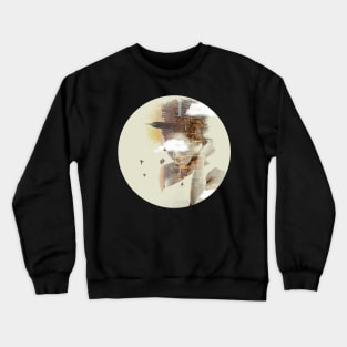 New York City Rising 2- Double Exposure Crewneck Sweatshirt